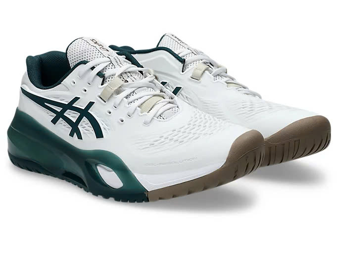 GIẦY ASICS GEL-RESOLUTION X 'WHITE SAXON GREEN'
