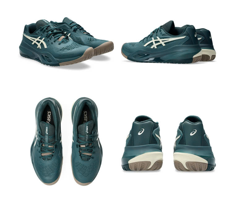 Giầy ASICS GEL-RESOLUTION X | MEN | SAXON GREEN/BIRCH