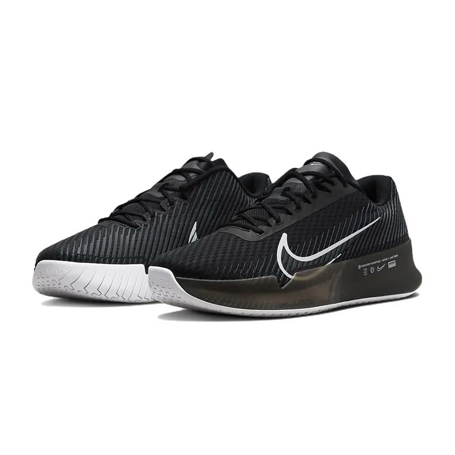Giày Nike Court Air Zoom Vapor 11 HC ‘Black White’ DR6966-002