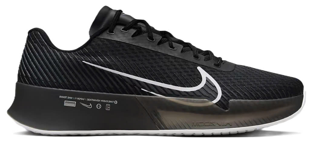 Giày Nike Court Air Zoom Vapor 11 HC ‘Black White’ DR6966-002