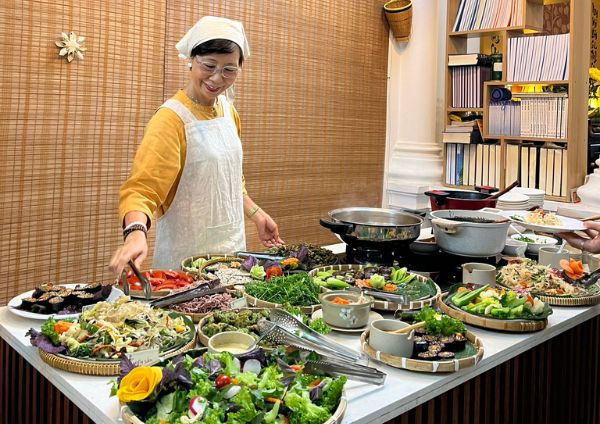BUFFET CHAY THỰC DƯỠNG LÁ TÍA TÔ - AN YÊN THƯỞNG THỨC VỊ CHAY THANH LÀNH