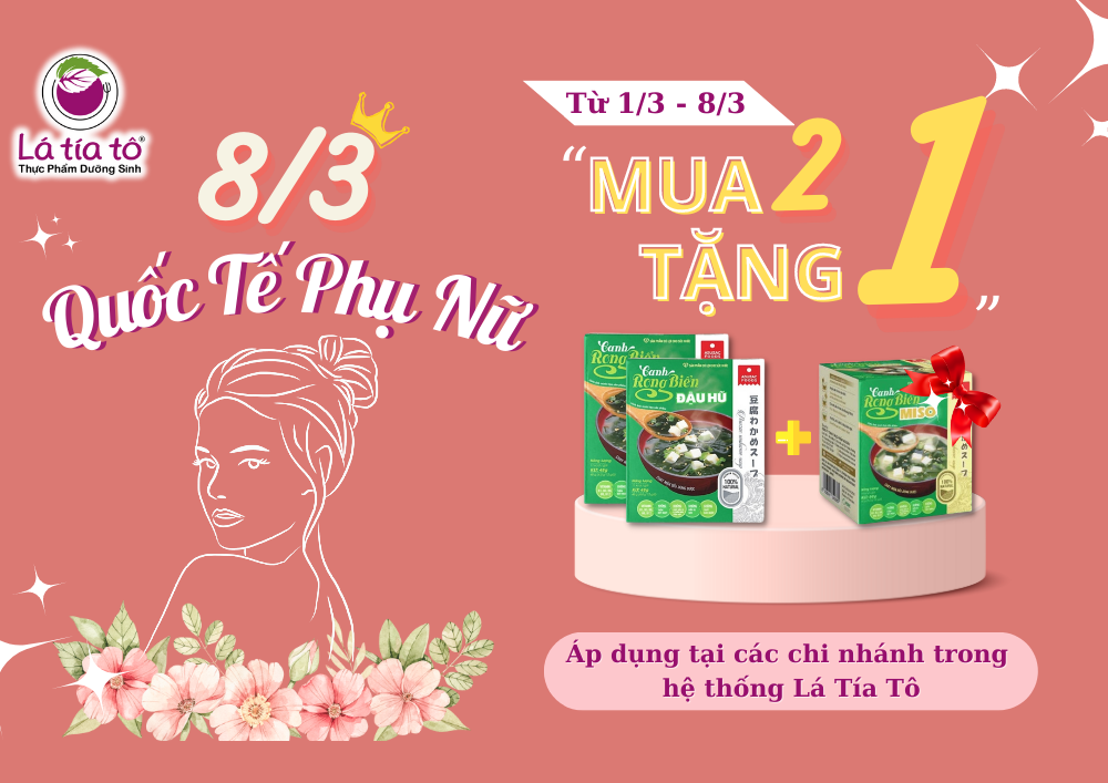 QUÀ TẶNG 8/3 - MUA 2 TẶNG 1