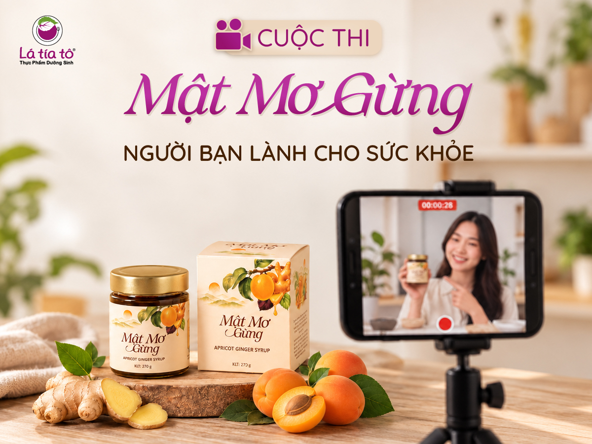 Thông báo tổ chức cuộc thi quay video "Mật Mơ Gừng - Người bạn lành cho sức khoẻ"