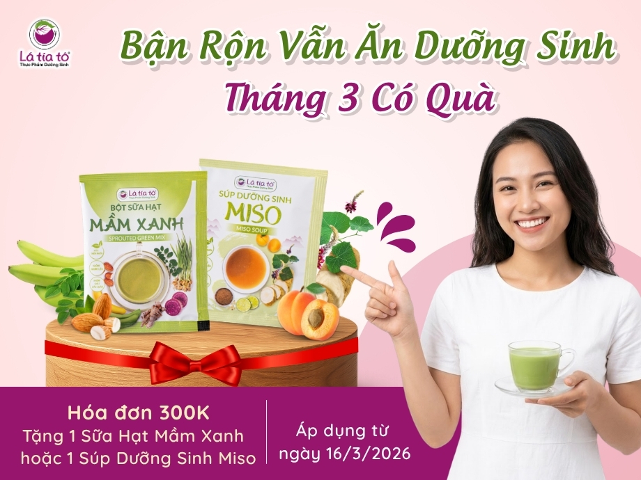 Bận Rộn Vẫn Ăn Dưỡng Sinh - Tháng 3 Có Quà