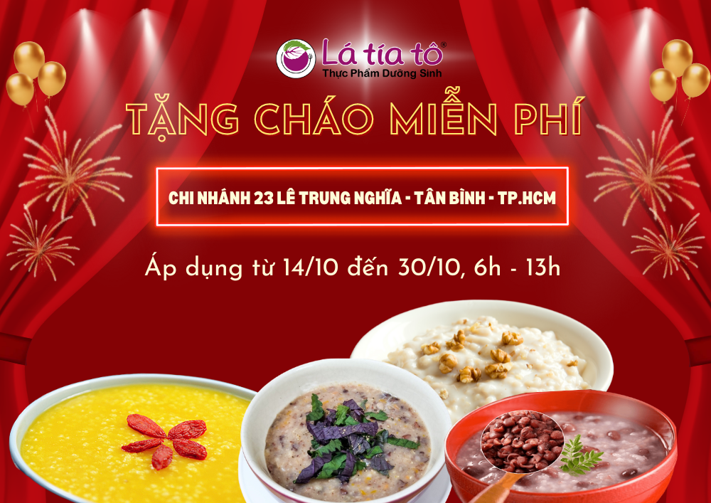 TẶNG CHÁO DƯỠNG SINH GIEO DUYÊN