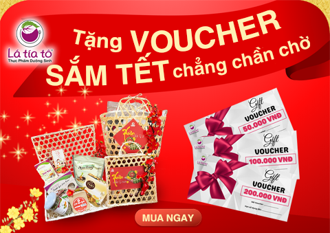 SỞ HỮU VOUCHER - TỰ DO MUA SẮM TẠI LÁ TÍA TÔ