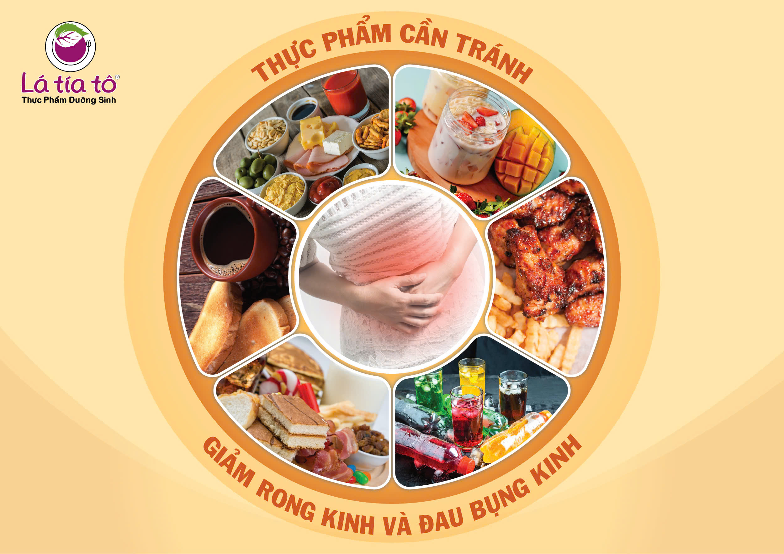 THỰC PHẨM CẦN TRÁNH ĐỂ GIẢM RONG KINH VÀ ĐAU BỤNG KINH 🌷