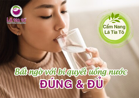 UỐNG NƯỚC THẾ NÀO LÀ ĐÚNG VÀ ĐỦ?