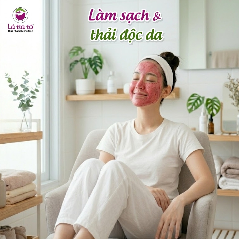 Bột củ dền dùng để làm đẹp
