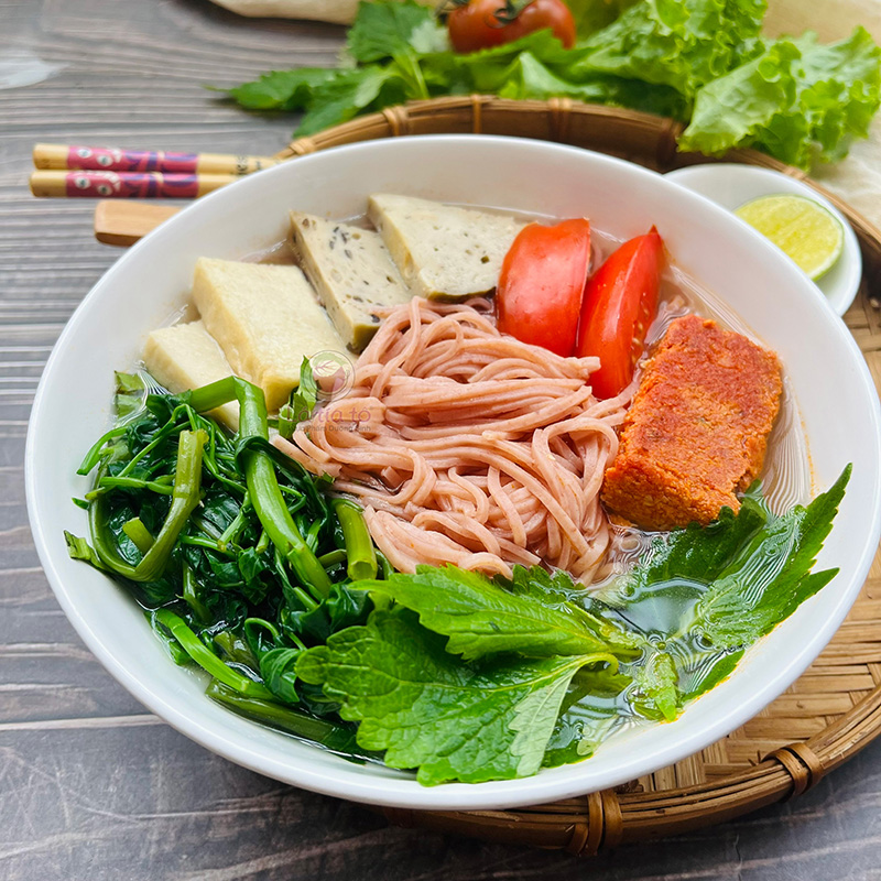 Bún gạo lứt đỏ