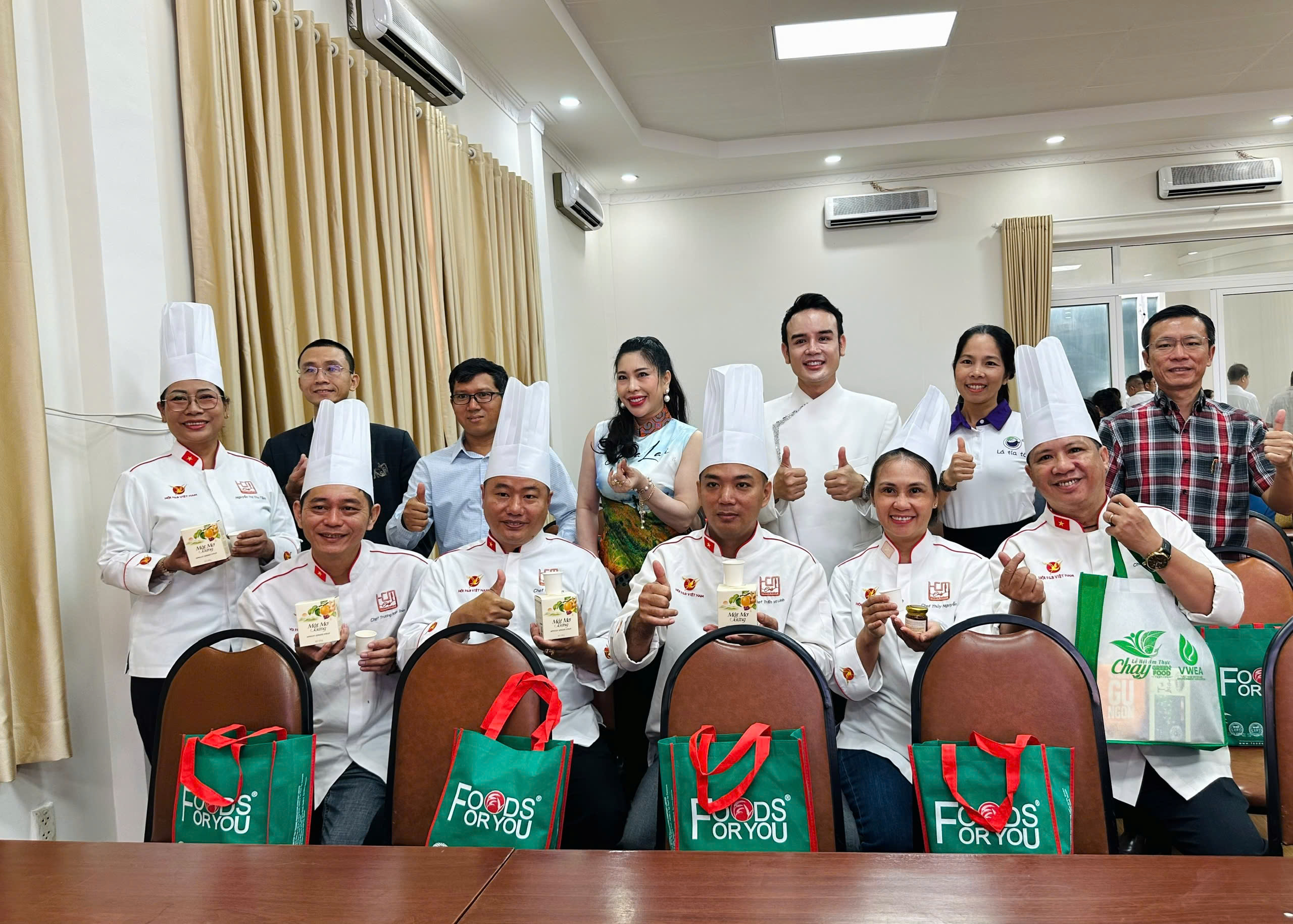 Thức uống dưỡng sinh Mật Mơ Gừng tại được đón nhận họp báo Lễ hội Ẩm thực chay 2026..