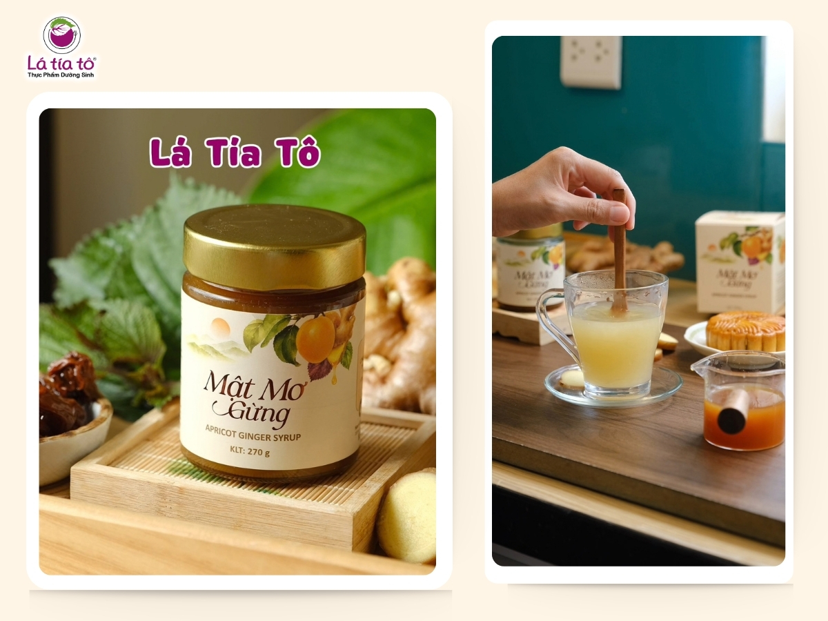 Một ly mật mơ gừng ấm mỗi sáng giúp dịu họng, giảm ho và đem lại cảm giác ấm áp cho cơ thể.