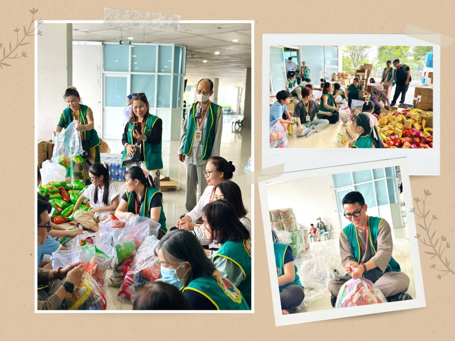 Cùng nhau ngồi lại chuẩn bị quà tặng