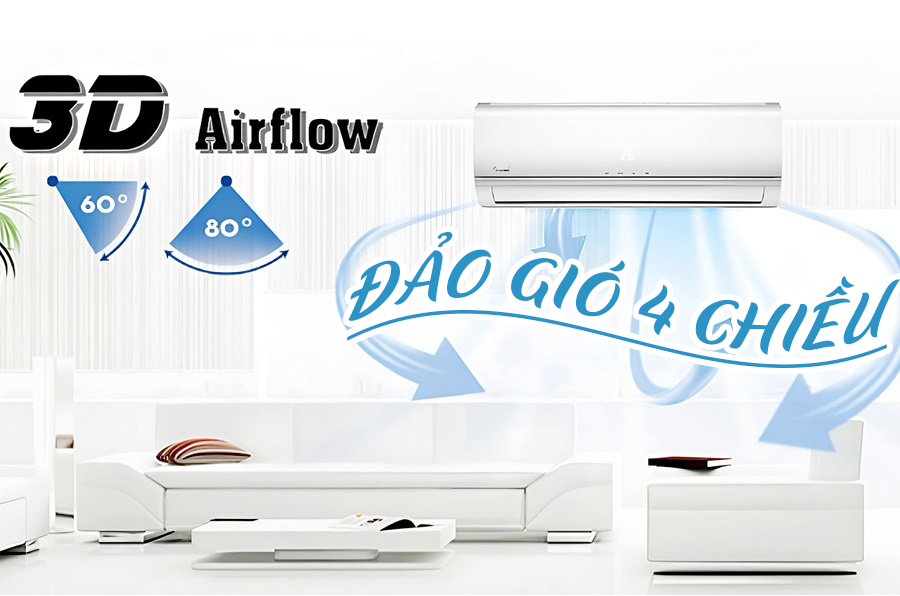 Máy lạnh Airwell 1.5 HP Inverter W-13ID-1/AW-13OD-1 (Thương hiệu Pháp)