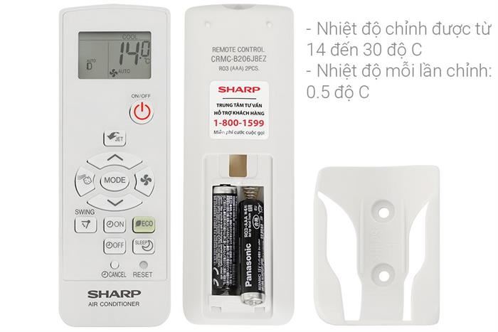 Máy Lạnh Sharp 1.5 HP Inverter AH-XP13CMW (Dòng cao cấp)