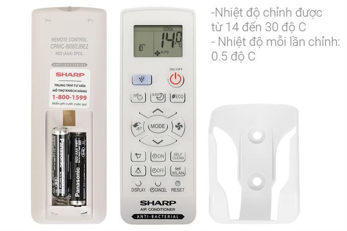 Máy Lạnh Sharp 2.5 HP Inverter AH-XP24CMW (Dòng cao cấp)