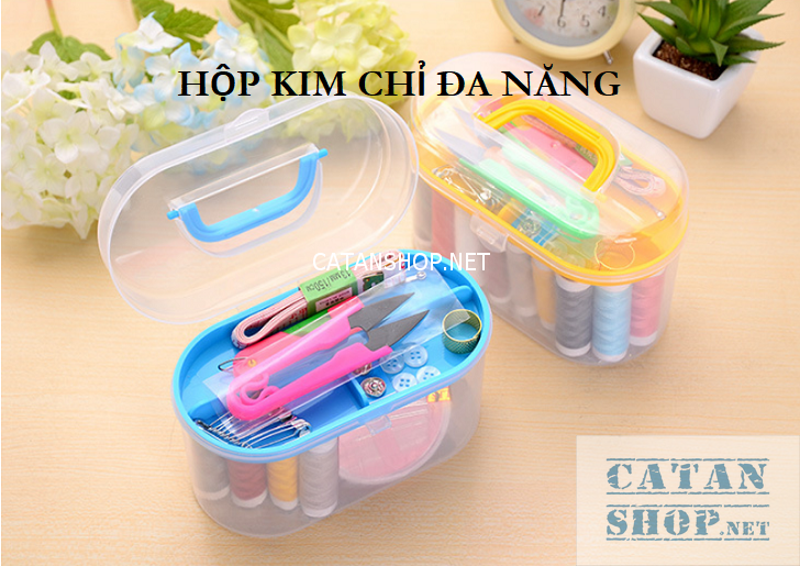 Hộp kim chỉ đa năng hỗ trợ may vá cho gia đình bạn GD407-HopKimChi