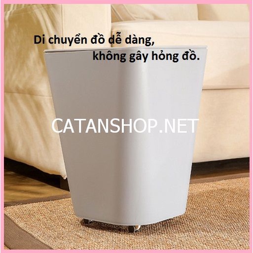 Bộ 4 bánh xe mini tiện dụng gắn đồ vật giúp di chuyển kệ, hộp dễ dàng GD514-4BanhDC
