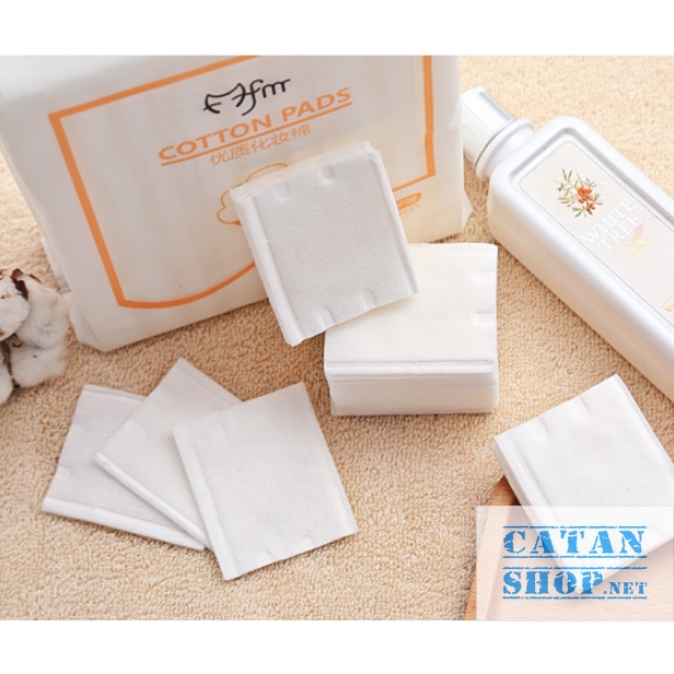 <HCM> Bông tẩy trang 3 lớp Lameila 222 miếng cotton pad 100% bông tự nhiên