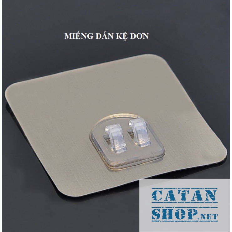 01 Miếng dán tường thay thế cho kệ nhà bếp, móc treo đồ chịu lực, miếng dán chữ U GD574-MD