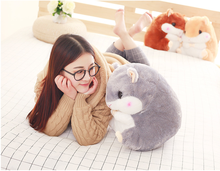 Gối mền hamster  3 trong 1 siêu cute, nỉ nhung cực mịn,chăn gối văn phòng,gấu bông CATAN shop,quà tặng sinh nhật