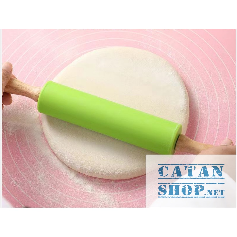 Thảm Nhào Bột , tấm cán Bột Silicone Làm Bánh Chống dính, chống trơn trượt, chịu nhiệt, dụng cụ nhà bếp GD542-ThamCBot