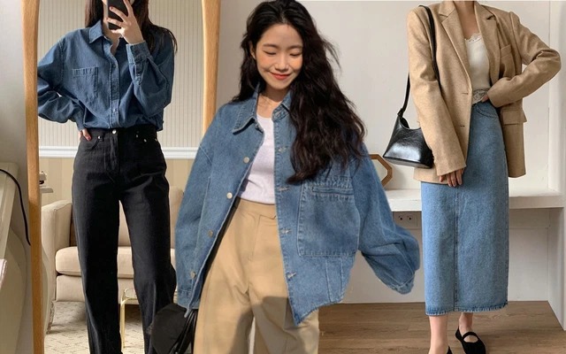 4 kiểu trang phục denim đang hot nhất hack mọi độ tuổi cho các nàng
