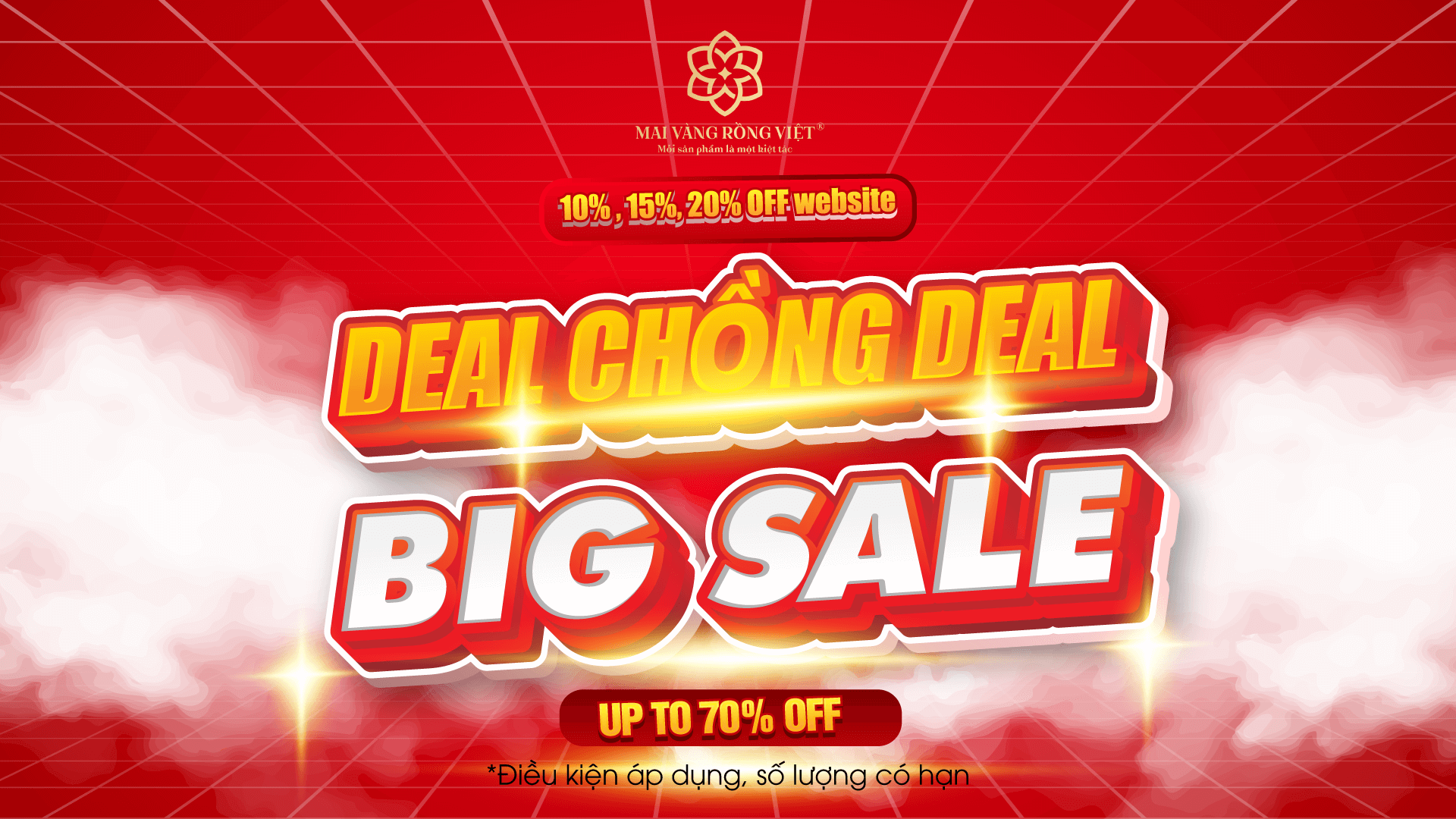 DEAL CHỒNG DEAL - ƯU ĐÃI LÊN ĐẾN 70%