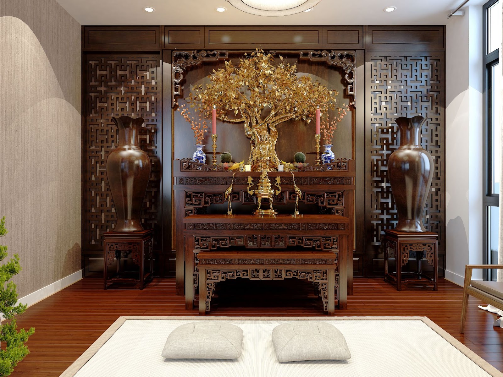 Cây Bồ Đề mạ vàng