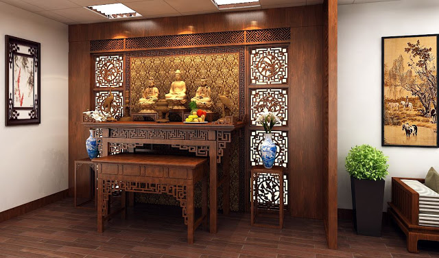cách bày trí bàn thờ phật Quan Thế Âm