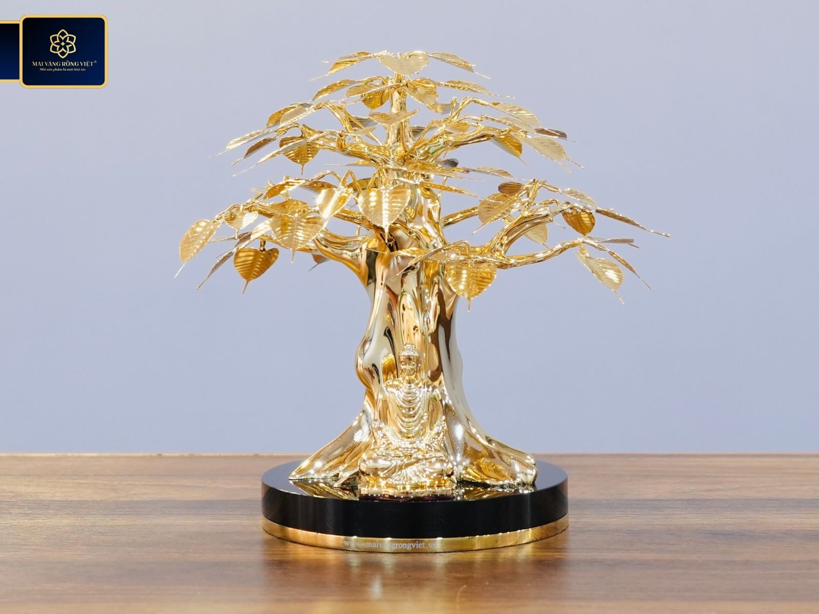 cây Bồ Đề Bình An mạ vàng 24K