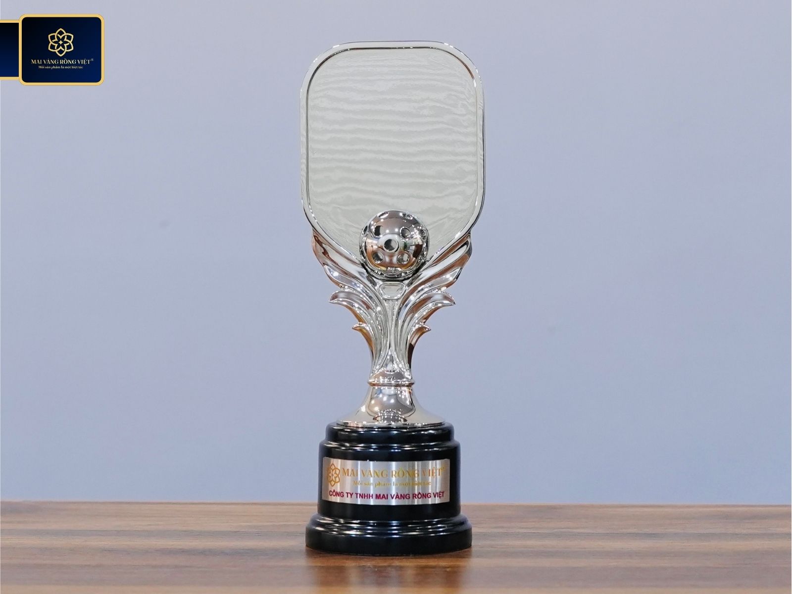 Cúp pickleball bằng bạc