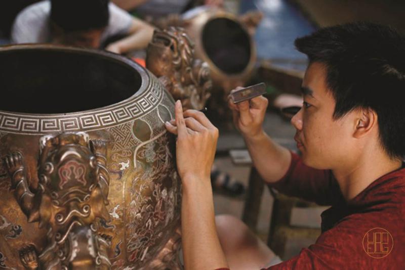 Làng đúc đồng Đại Bái tuyển tập những tay nghề điêu khắc chuyên nghiệp độc đáo vá sáng tạo. 