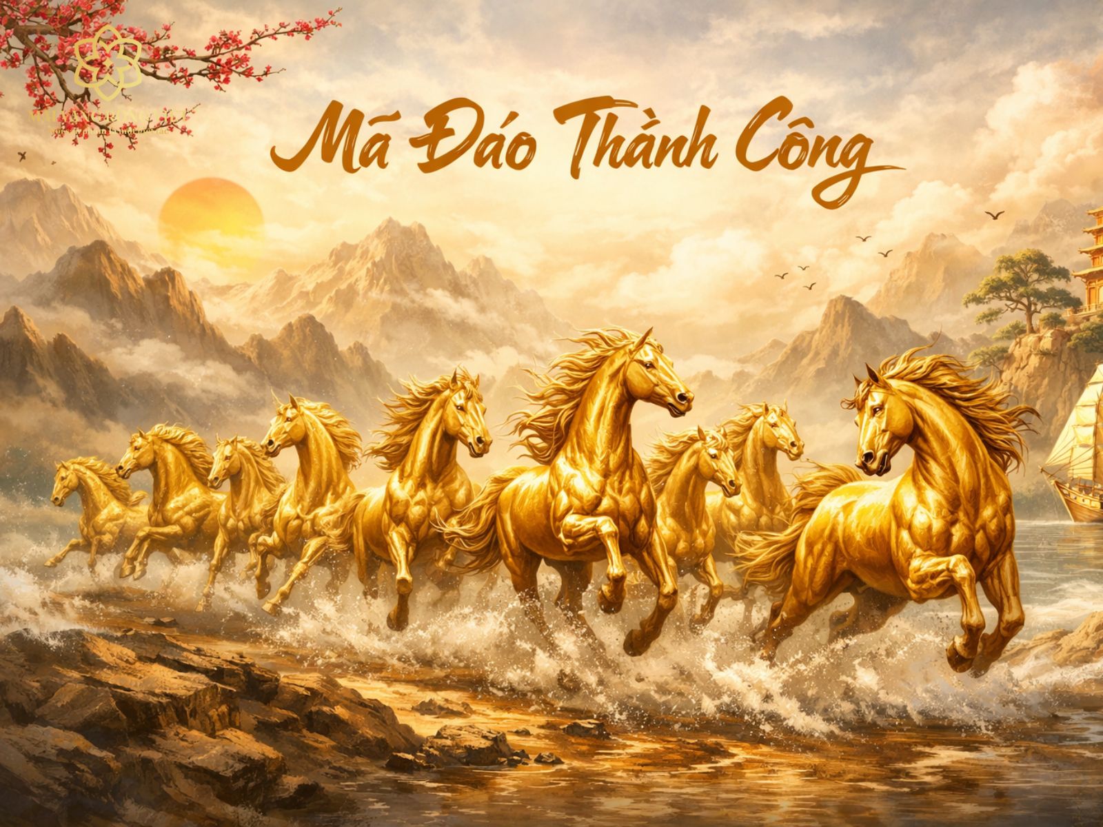 Mã Đáo Thành Công là biểu tượng cát tường trong văn hóa Á Đông