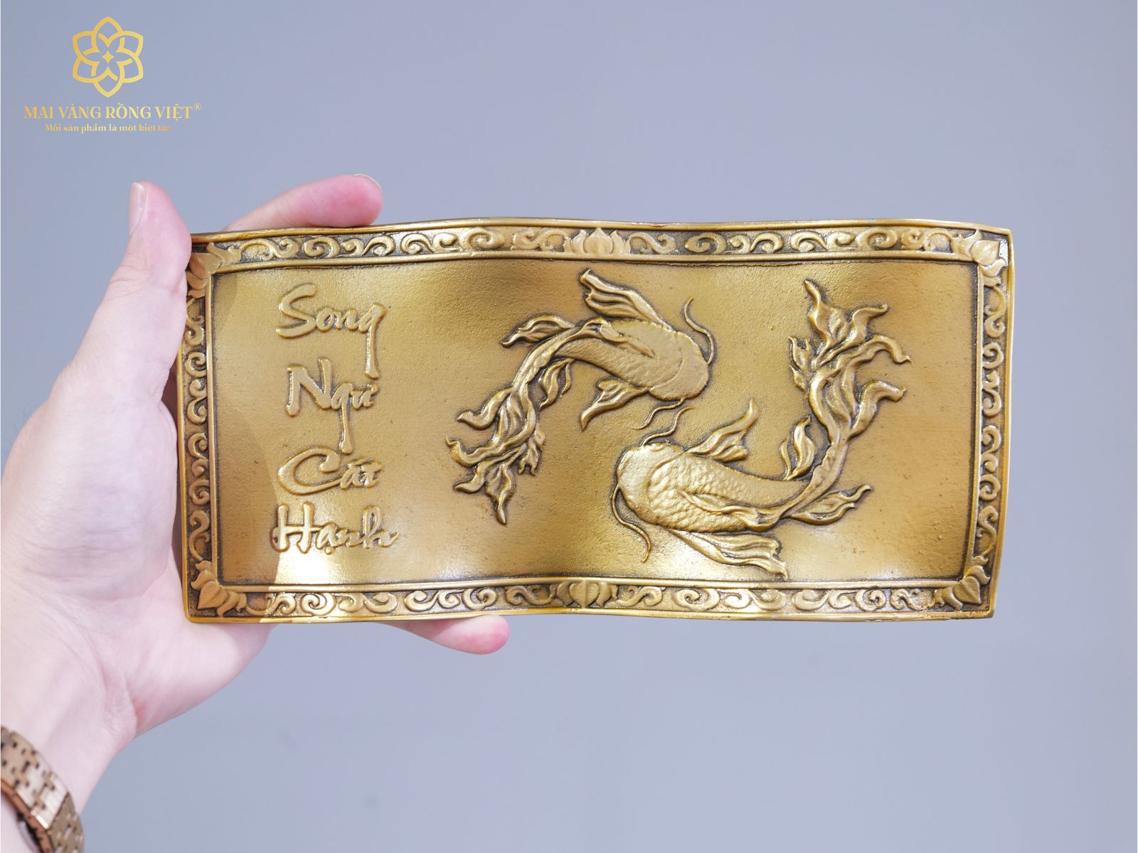 Mặt trước tờ song ngư cát hạnh