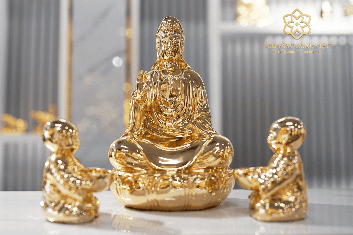 Tượng Quan Thế Âm Bồ Tát là quà phong thủy ý nghĩa