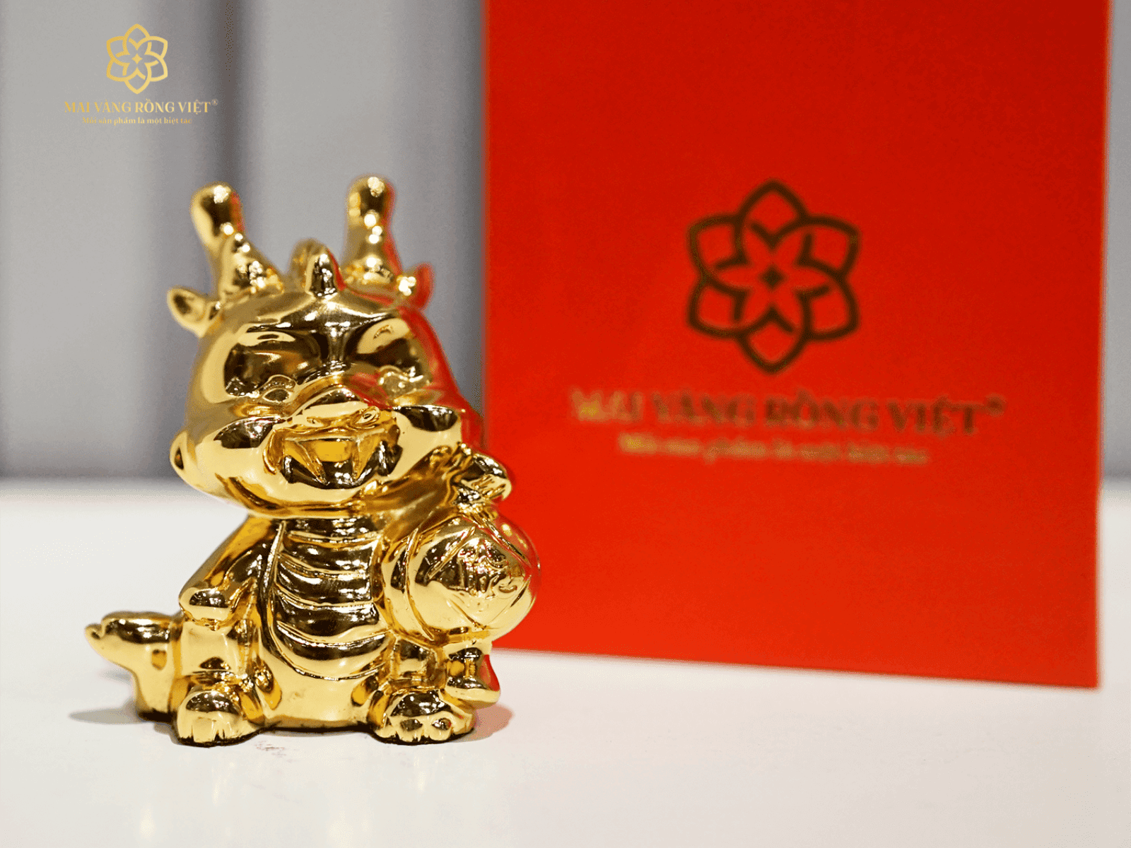 Rồng Chibi Mạ Gold