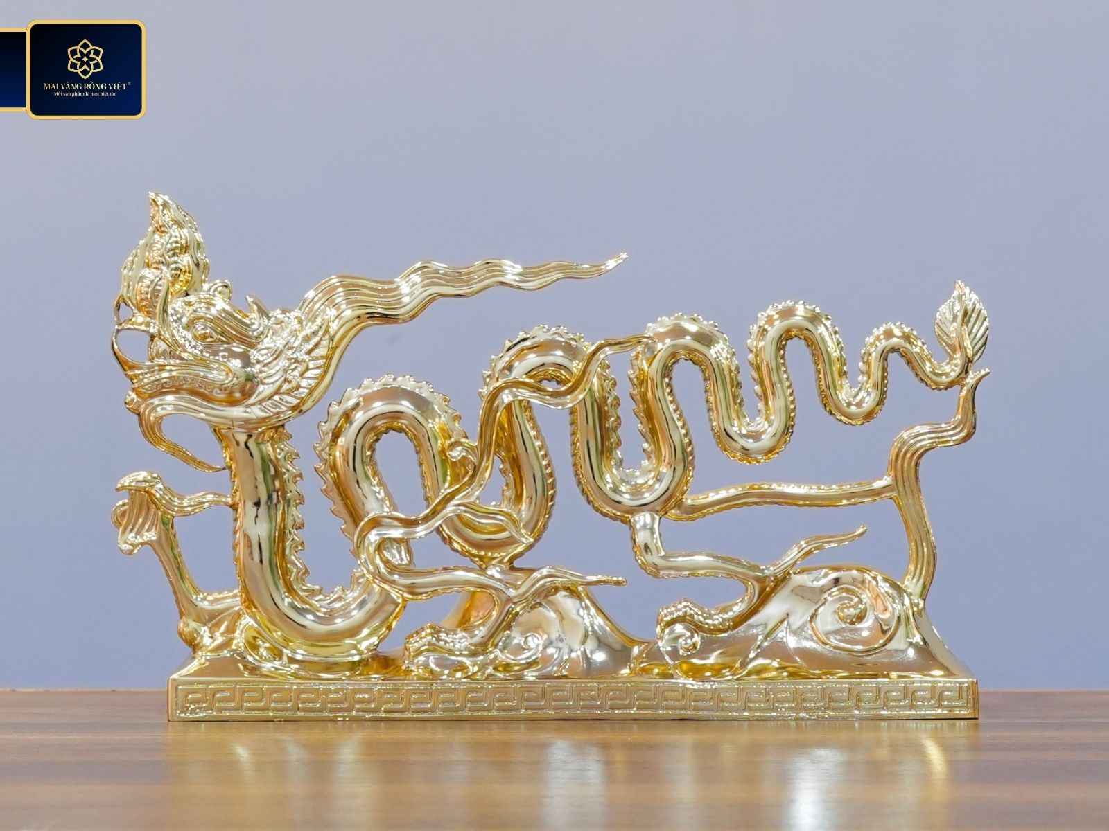Rồng Nhà Lý mạ vàng 24K