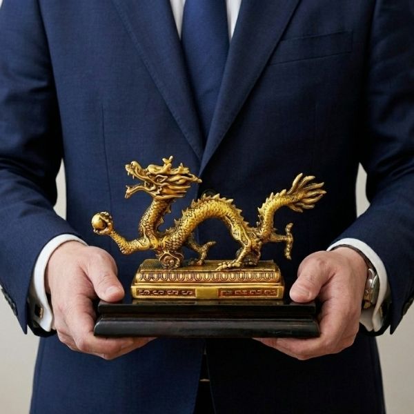 Trên tay sản phẩm Rồng Thịnh Vượng Màu Cổ Điển