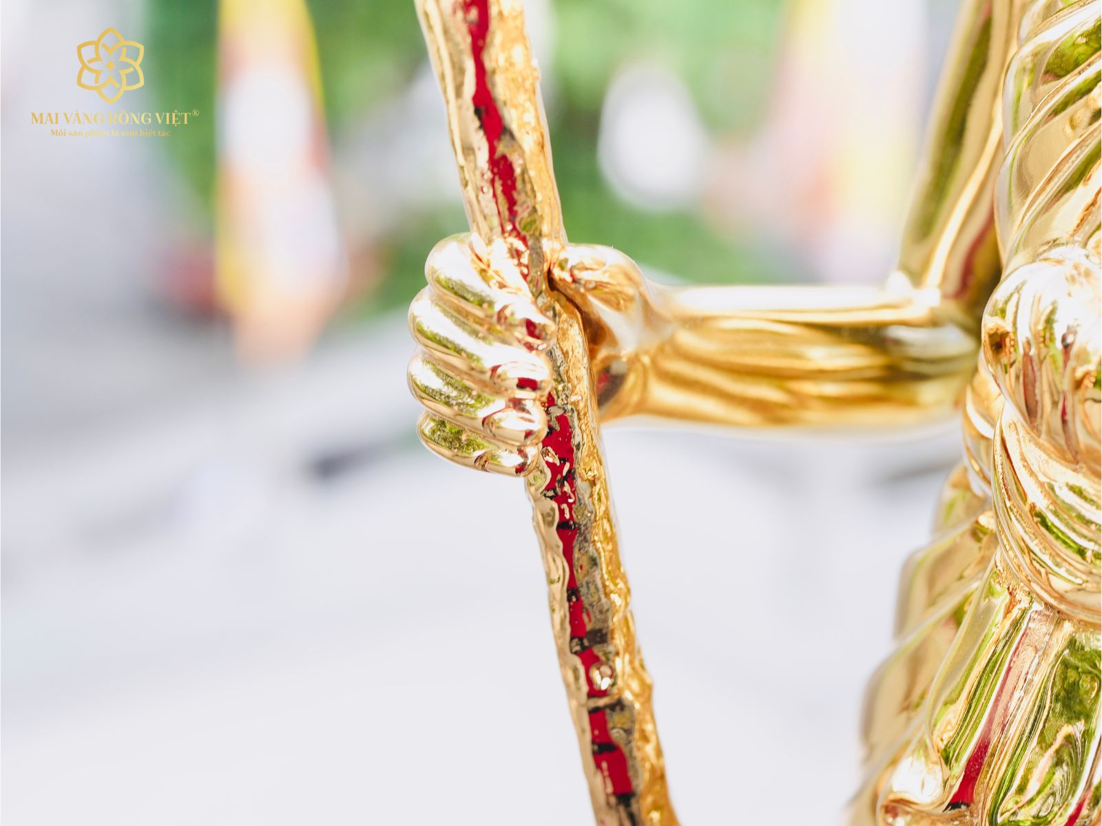 Thiết kế cây tích trượng có thể tháo rời khỏi tay cầm