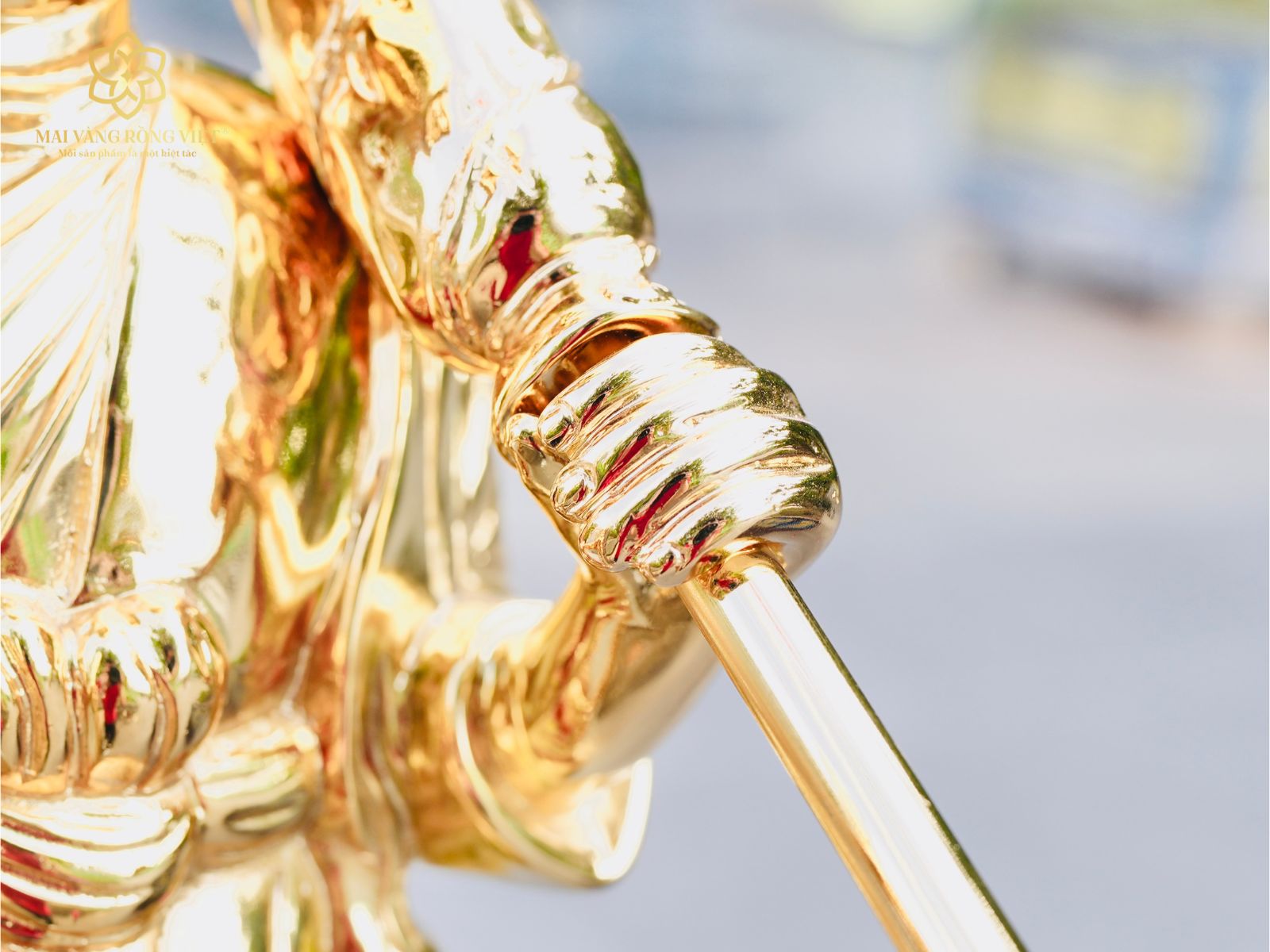 Thiết kế dù che có thể tháo rời khỏi tay cầm