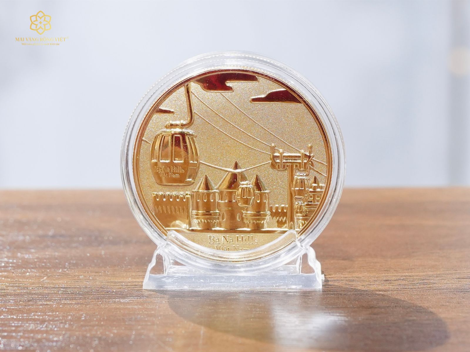 Thiết kế Magnet Cáp Treo Bà Nà Hills Mạ Vàng 24K