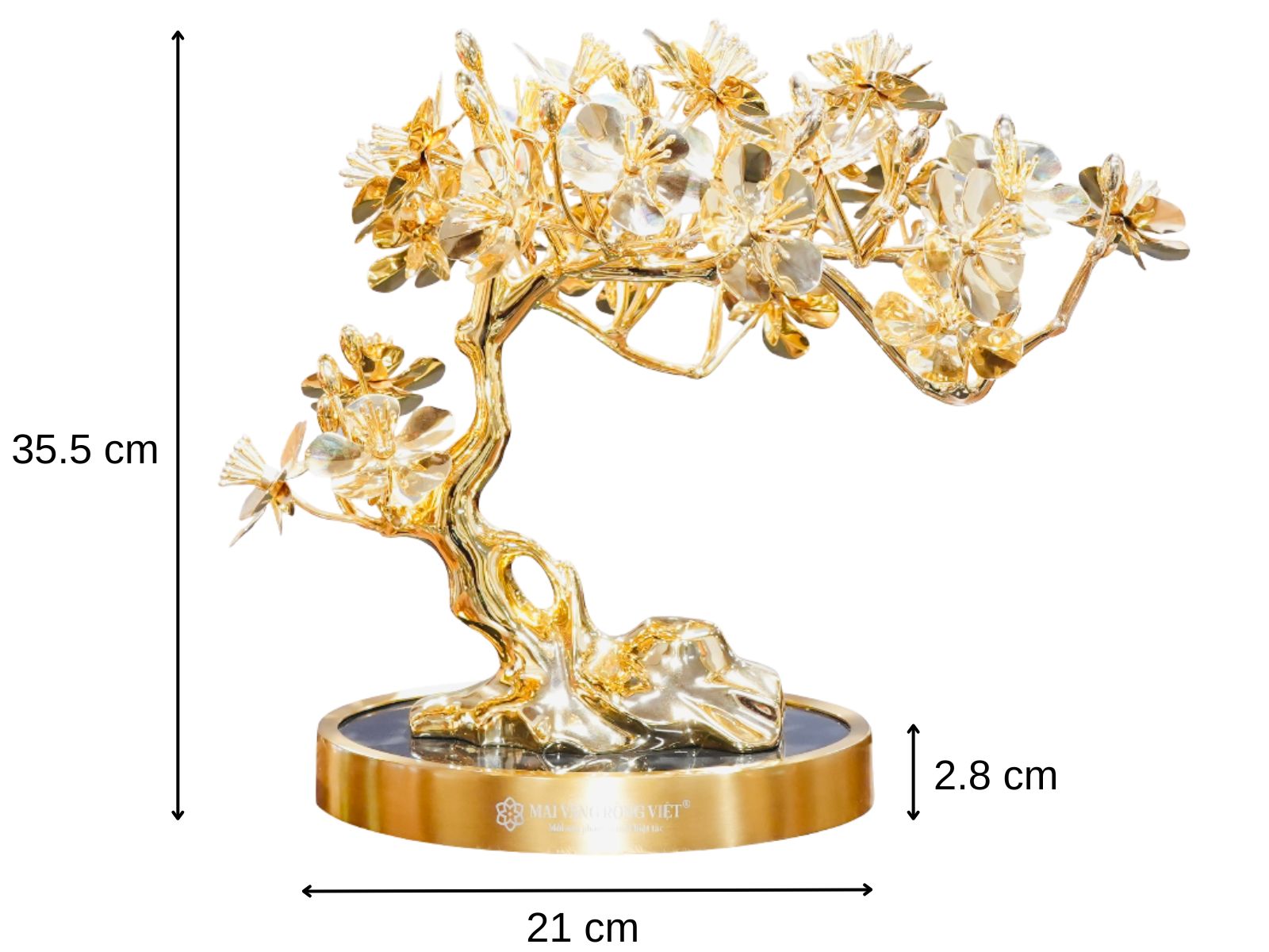 Thông số Mai Phú Quý mạ vàng 24K