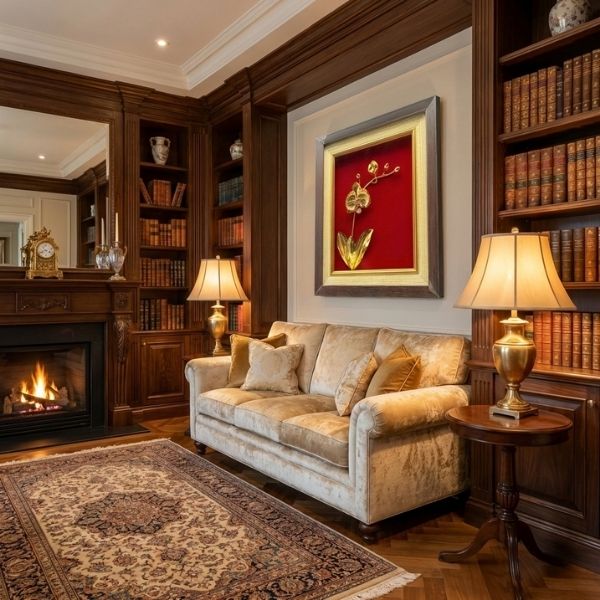 Tranh Hoa Lan Hồ Điệp giúp mang lại nguồn năng lượng tốt cho chủ nhân