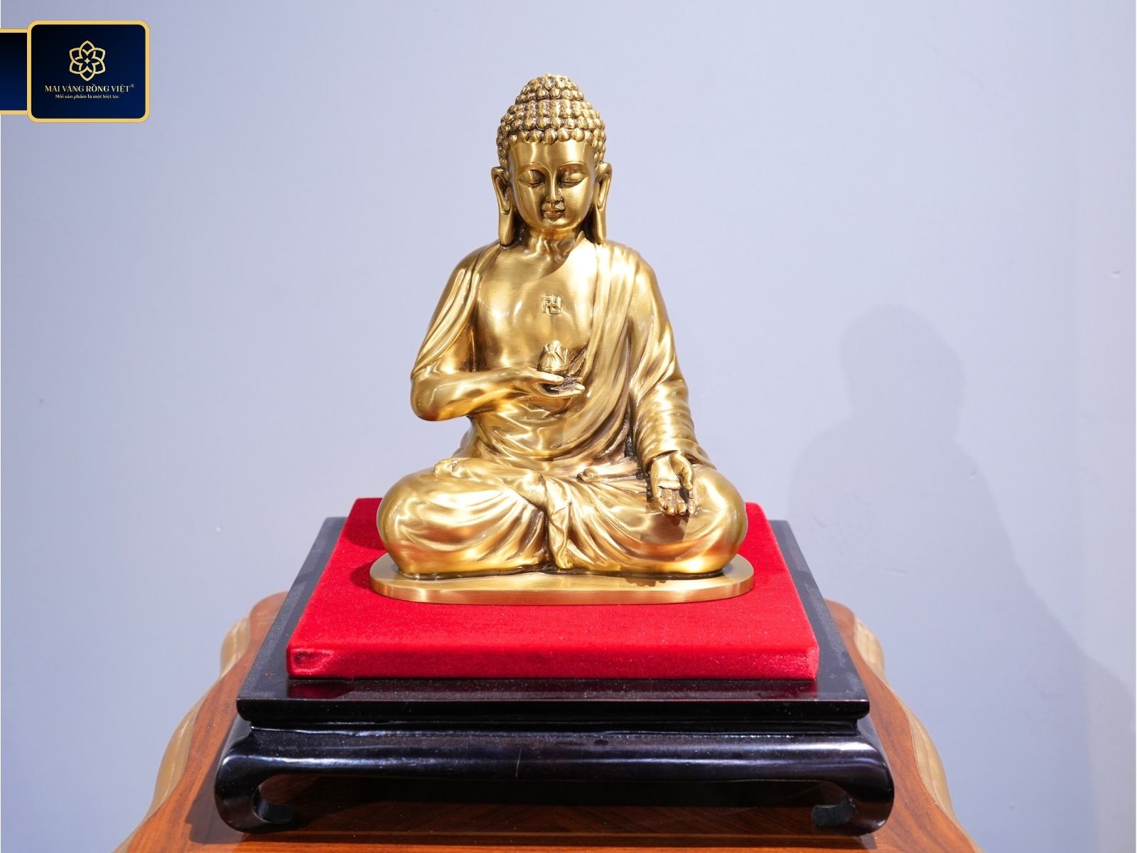 Tượng Phật A Di Đà đúc đồng