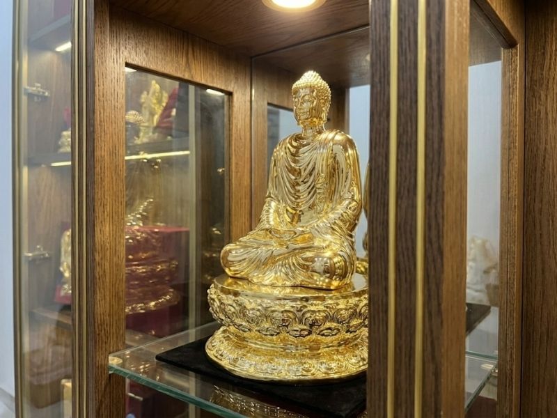 Tượng Đức Phật thường được xem như một biểu tượng của sự may mắn