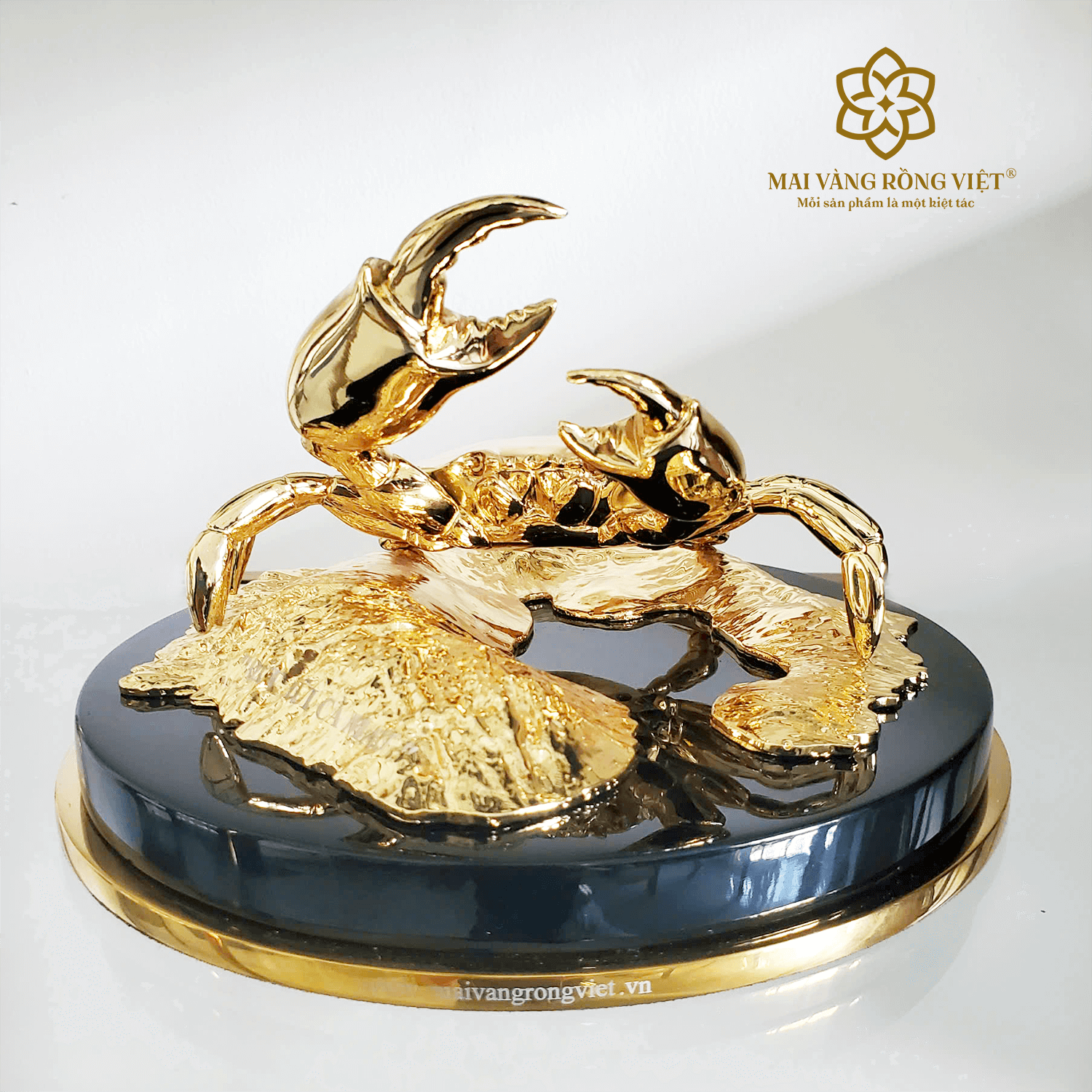 Tượng Cua Cà Mau Mạ Gold