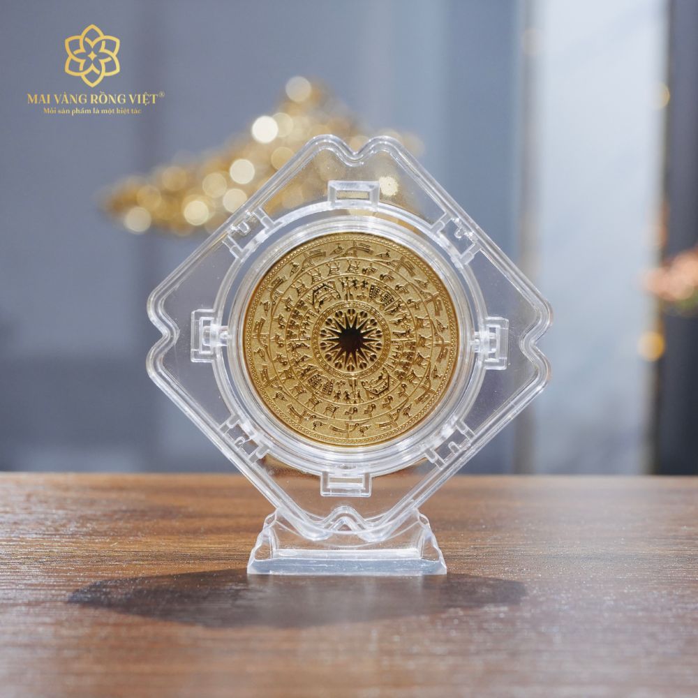 Đồng Xu Trống Đồng Taplo Mạ Gold