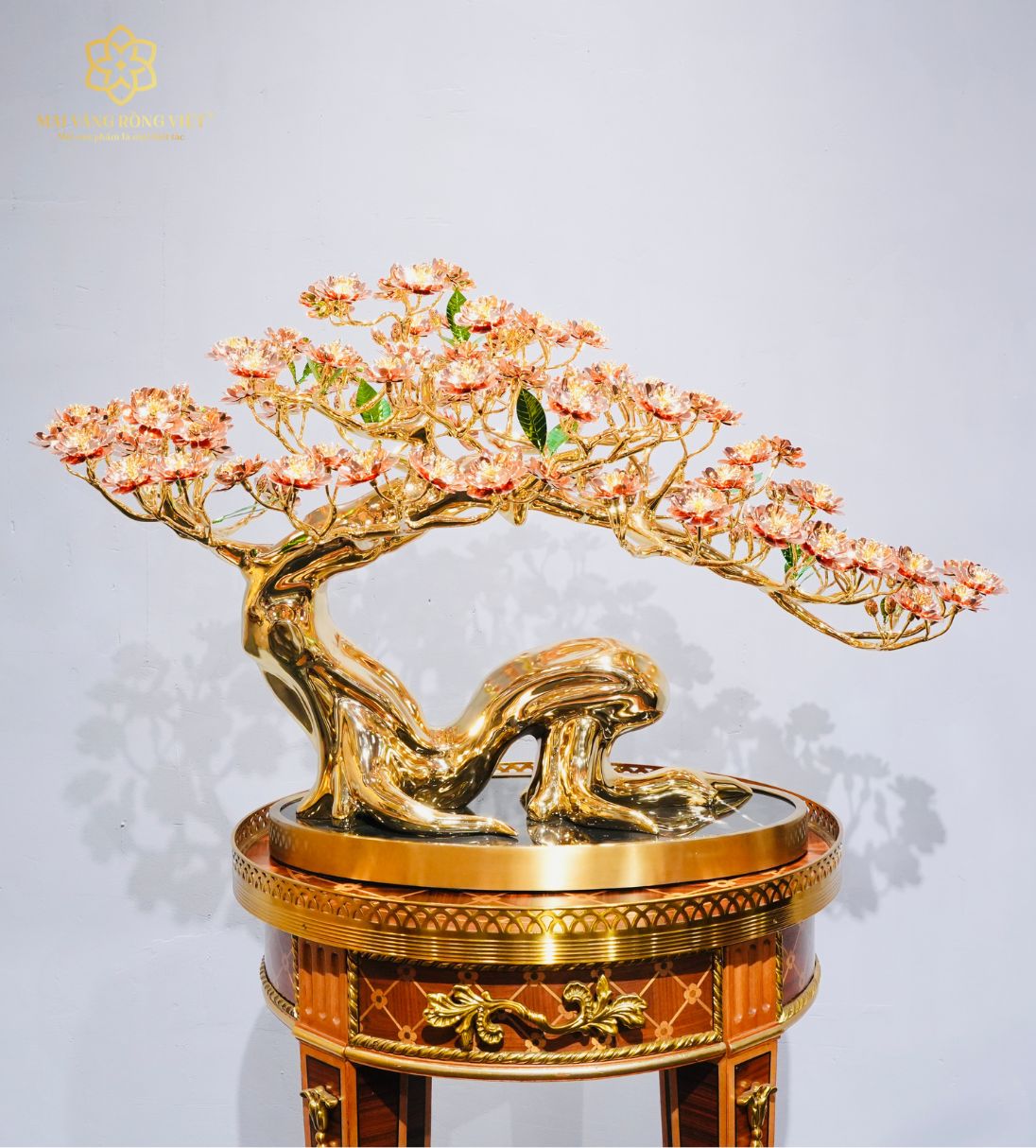 Cây Đào Mạ Vàng 24K