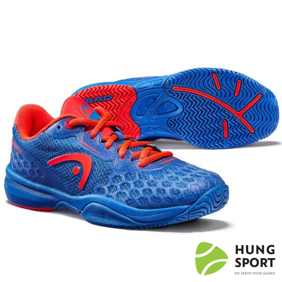 Giày Tennis Trẻ Em Head Revolt Pro 3.0 Xanh/Đỏ